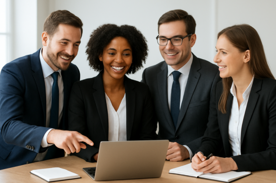 Professional Hospitality Executives in Blazers
